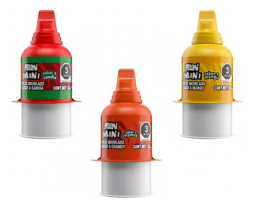 Pelon Pelo Rico Mini Mix Sandia Mango Champy 18pz De 13gr