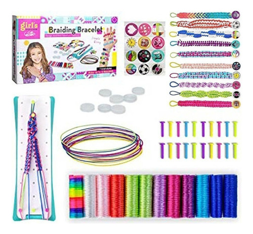 Kit De Bricolaje Para Hacer Pulseras De Amistad Para Niña  F