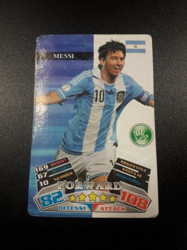 Brasil 2014, Figurita Lionel Messi Argentina Interior. Mira!