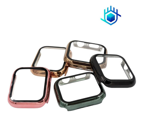 Imagen 8 de 10 de Funda Premium Con Mica Para Apple Watch Protector Case Mujer
