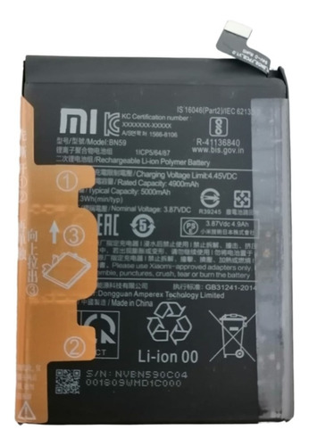Bateria Do Tablet Mi Bn59