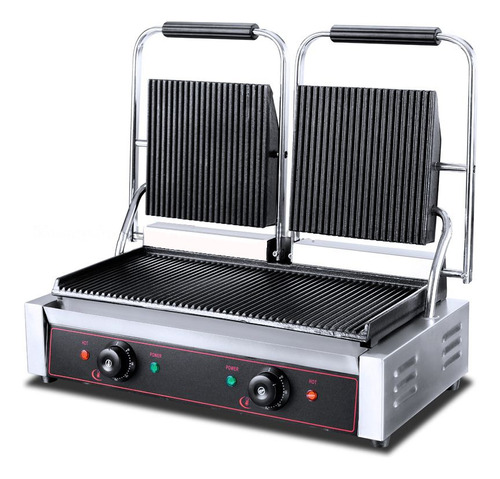 Panini Grill Electrico Plancha Doble Tostadora Sikla Xxl 