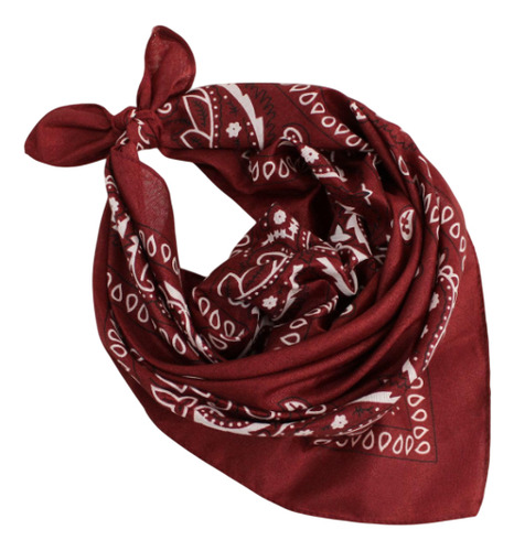 Pañuelo De Seda Dolz: Elegancia Y Estilo Atemporal Bordó Estampado