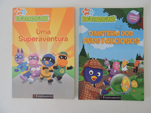 2 Livros Da Série Backyardigans Da Editora Fundamento