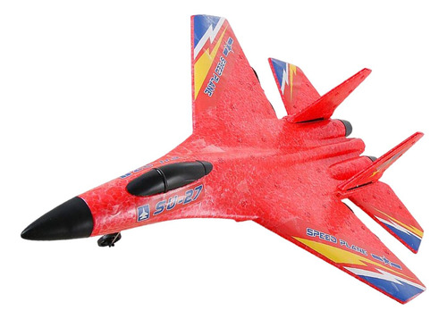 2.4g 2ch Rc Asa Fixa Avião Avião Vermelho Vermelho