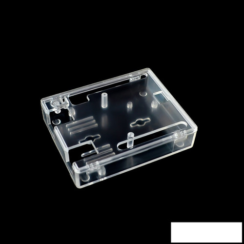 Caja Plastica Abs Arduino Uno Transparente Robotica Protecto