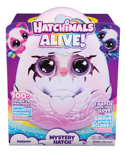 Hatchimals Alive Huevo Pandoo Mystery Hatch Spin Master