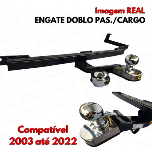 Engate Reboque Rabicho 700kg Fiat Doblo 2015 2016 2017 2018