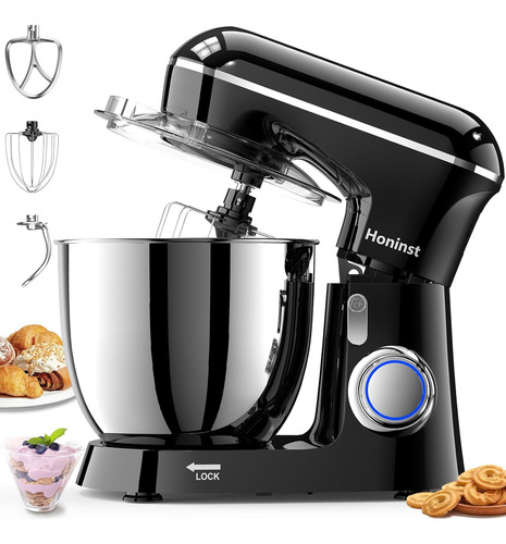 Batidora De Pie, 6,5qt 10 Velocidades Inclinable, Batidora E