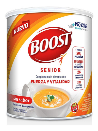 Boost Suplemento Nutricional Sin Sabor 370g