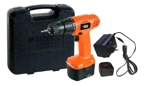 Atornillador Black+Decker CD121K 12V Maletín