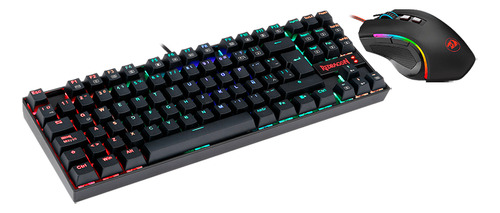 Pack Teclado Y Mouse Gamer Redragon Kumara + Mouse Español