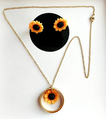 Exclusivo Collar De Girasol