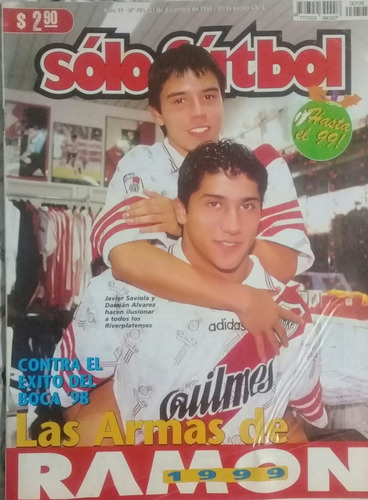 Solo Futbol 705.river Saviola,poster Gimnasia,suple Apertura