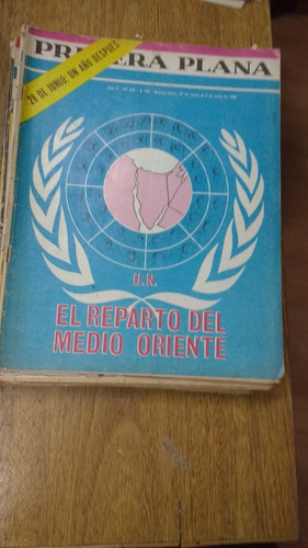 Primera Plana 235 El Reparto En Medio Oriente 1967