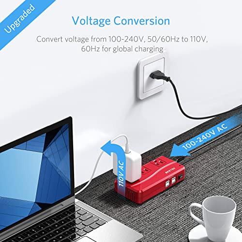 Adaptador De Viaje Universal Bestek, Convertidor De Voltaje