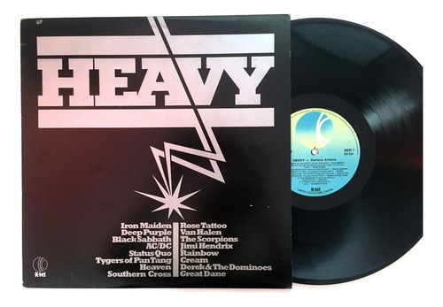 Maiden Purple Sabbath Ac/dc Cream Compilado Heavy Lp 1983 Nm