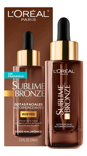 Sublime Bronze Gotas Faciales Autobronceantes 30ml Loreal