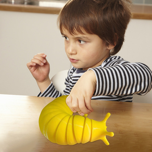 Un Juguete Infantil Fidget Slug Impreso En 3d, Amigable Y Ar