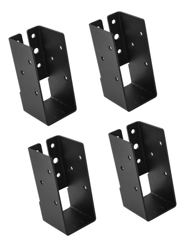 4 Pieces Concealed Joist Hanger Iron Outdoor Concealed