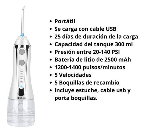 Irrigador Dental Limpieza Bucal