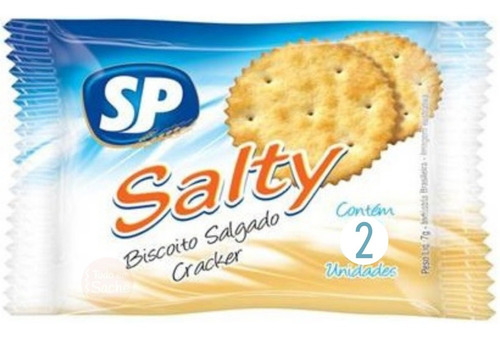 Biscoito Em Sache Salgado Salty Sache Sp Cx 180 Und