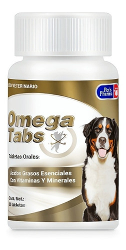 Omega Tabs, Ages, Vitaminas Y Minerales  30tb Pet´s Pharma