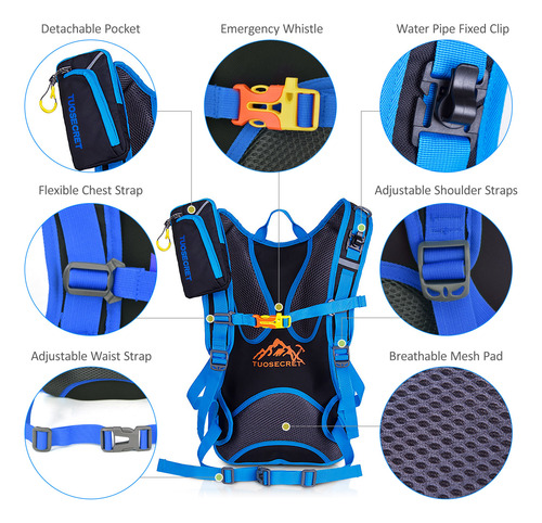 Mochila De Ciclismo Con Funda Para Lluvia Mochila Water Hydi