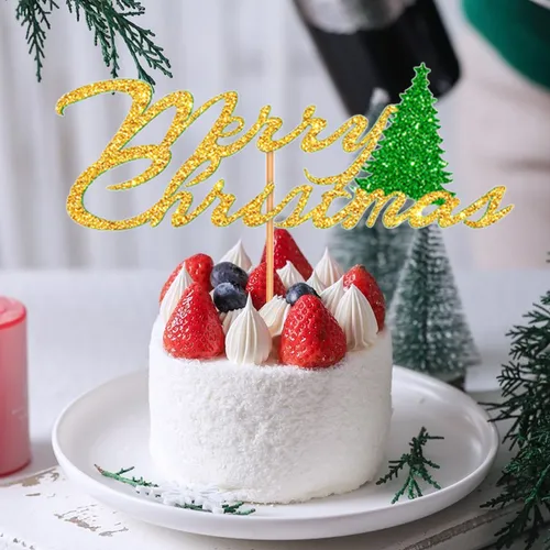 Decoración Duradera Para Tartas De Navidad, Mesa De Postres