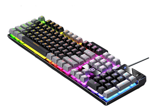 Teclado Mecánico Para Juegos Usb Rgb Retroiluminado Para Pc