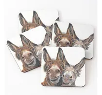 Comprar Set Posavasos Burros - Hee Haw Calidad Premium