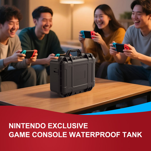 Funda De Transporte Almacenamiento Para Switch/ Oled/ Lite Negro