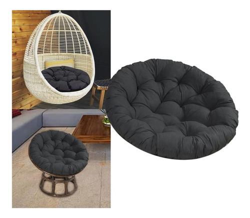 Sillas Colgantes Silla De Mimbre Silla De Jardín Negro