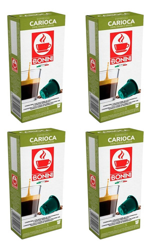  Combo 40 Capsulas Carioca Nespresso Compatible Cafe Bonini