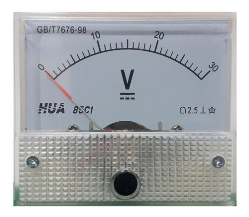 Voltímetro Analógico Para Painel 0 A 30 V Dc