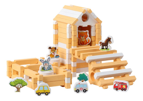 Juego De Bloques De Construcción Para Niños, Construcción