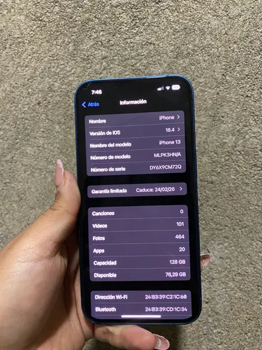 Apple iPhone 13 Mini (128 Gb) - Azul (Usado)