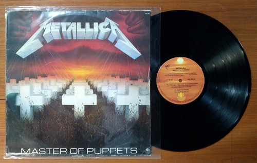 Metallica Master Of Puppets 1987 Disco Lp Vinilo