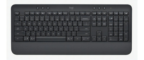 Teclado Logitech K650 Lifestyle Cuenta Con Bluetooth Color del teclado Negro Idioma Grafito