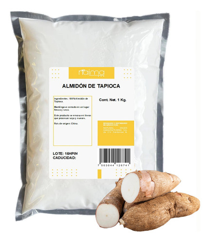 Almidón Fécula De Tapioca, Mandioca, Yuca 1 Kg