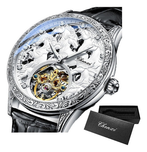 Relojes Chenxi Mechanical Luxury Hollow Para Hombre