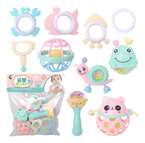 Sonajas Para Bebé Set De 10 Piezas Juguetes De Agarre