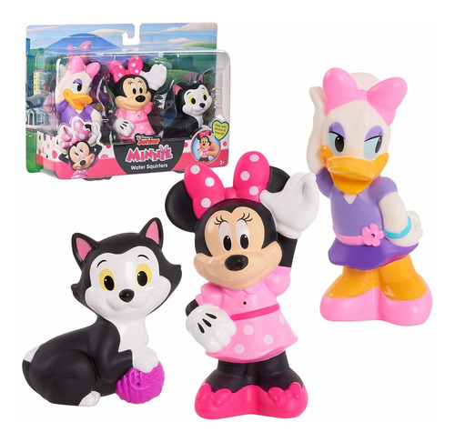 Disney Junior Minnie Mouse - Paquete De 3 Juguetes De Baño,