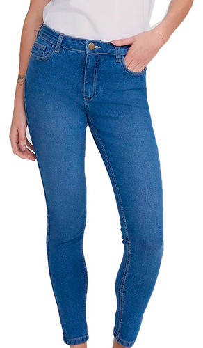 Calça Jeans Feminina Hering Skinny Cintura Média Confortável