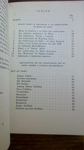 Heinrich Heine En La Literatura Chilena José Zamudio (Usado)