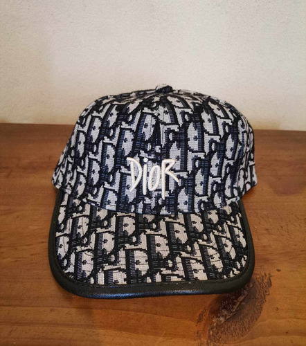 Gorra Cachucha De Lujo Moda Monograma Negro Azul