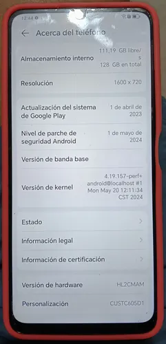 Honor X7 Dual Sim 128gb 6gb Ram Azul Cometa (Usado)