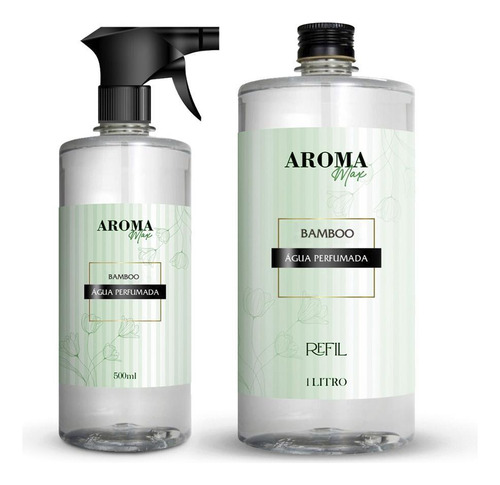 Agua Perfumada Aromatizante Para Roupas 500ml Bamboo 1,5 Lt