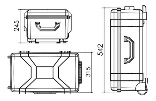 Imagem 5 de 6 de Hard Case Maleta Com Rodinhas Fotografia Camera Profissional