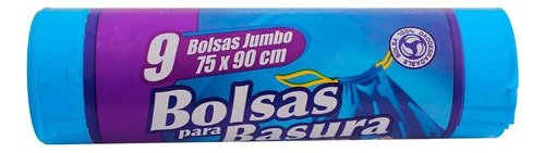 Bolsas Para Basura La Casera Ultra Resistente Azul Jumbo 10 Bolsas